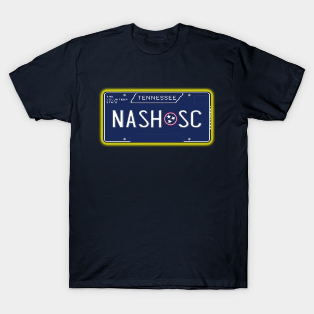 TN License Plate- NASH SC T-Shirt by AR100AR